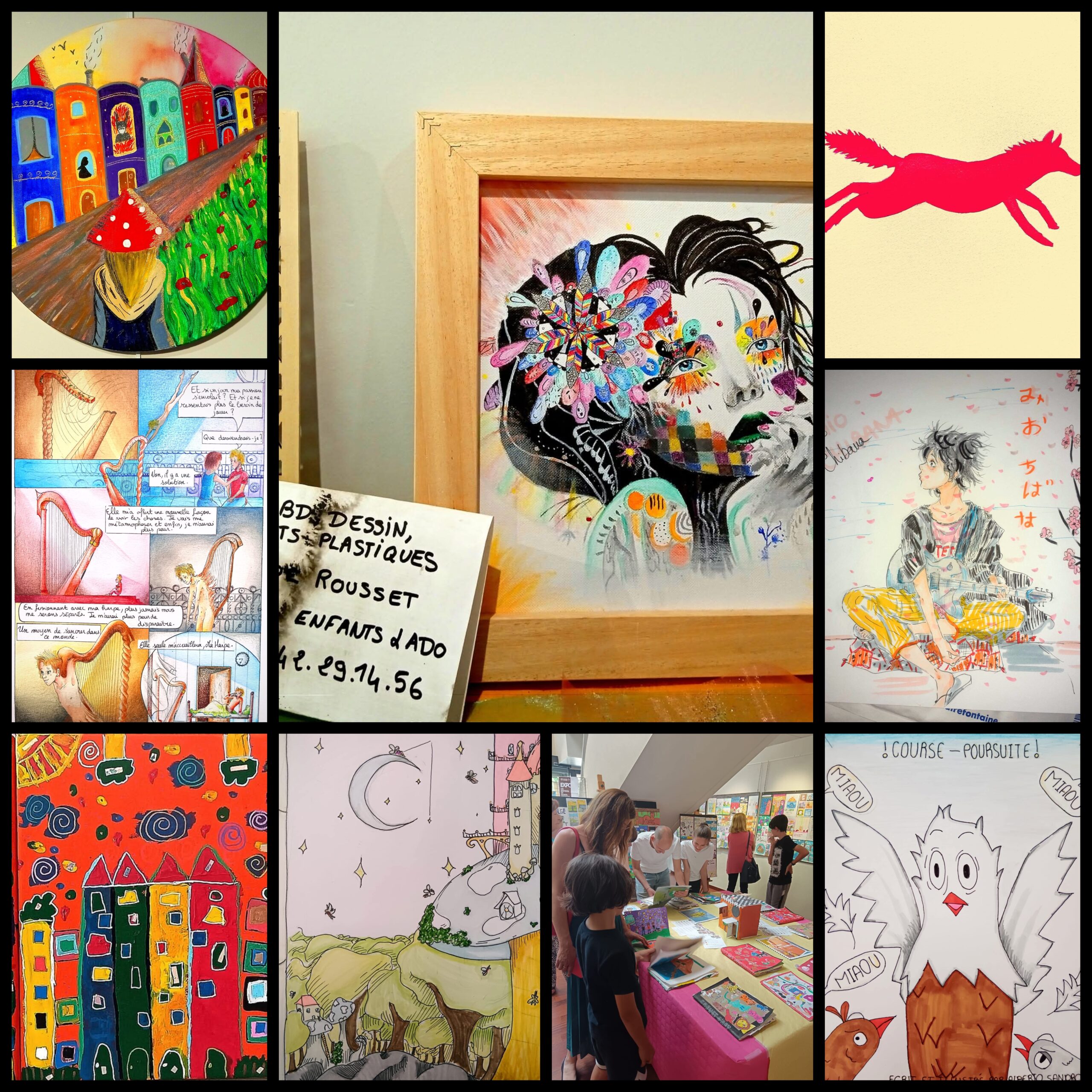 PEINTURE – BD- MANGA-DESSIN- ART Enfants et Adolescents